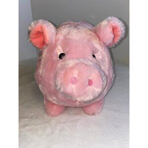 FAB NY Plush Pig Penny Bank Pink